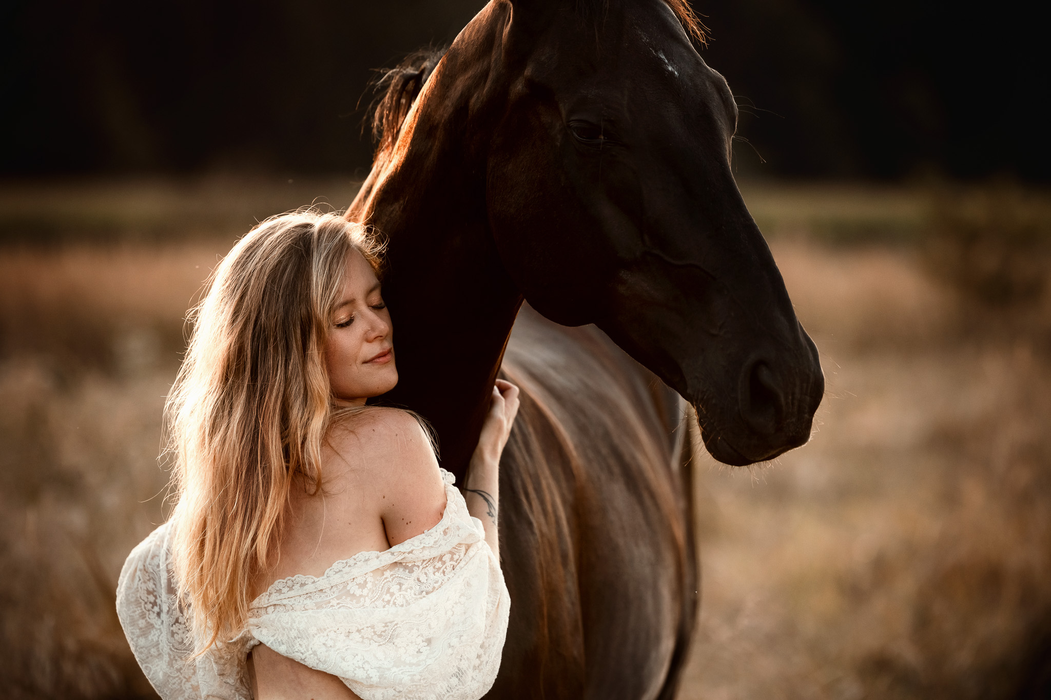 Fotoshooting mit Pferd